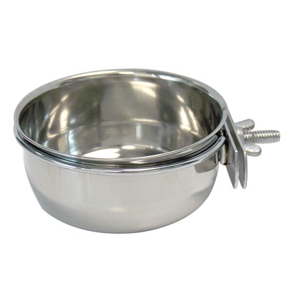 Tommy Kuş Vidalı Çelik Yem Kabı 10 Oz