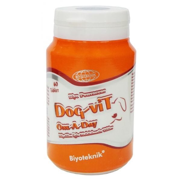 Biyoteknik One A Day Besin Desteği Köpekler İçin Multivitamin Tablet 60 Adet