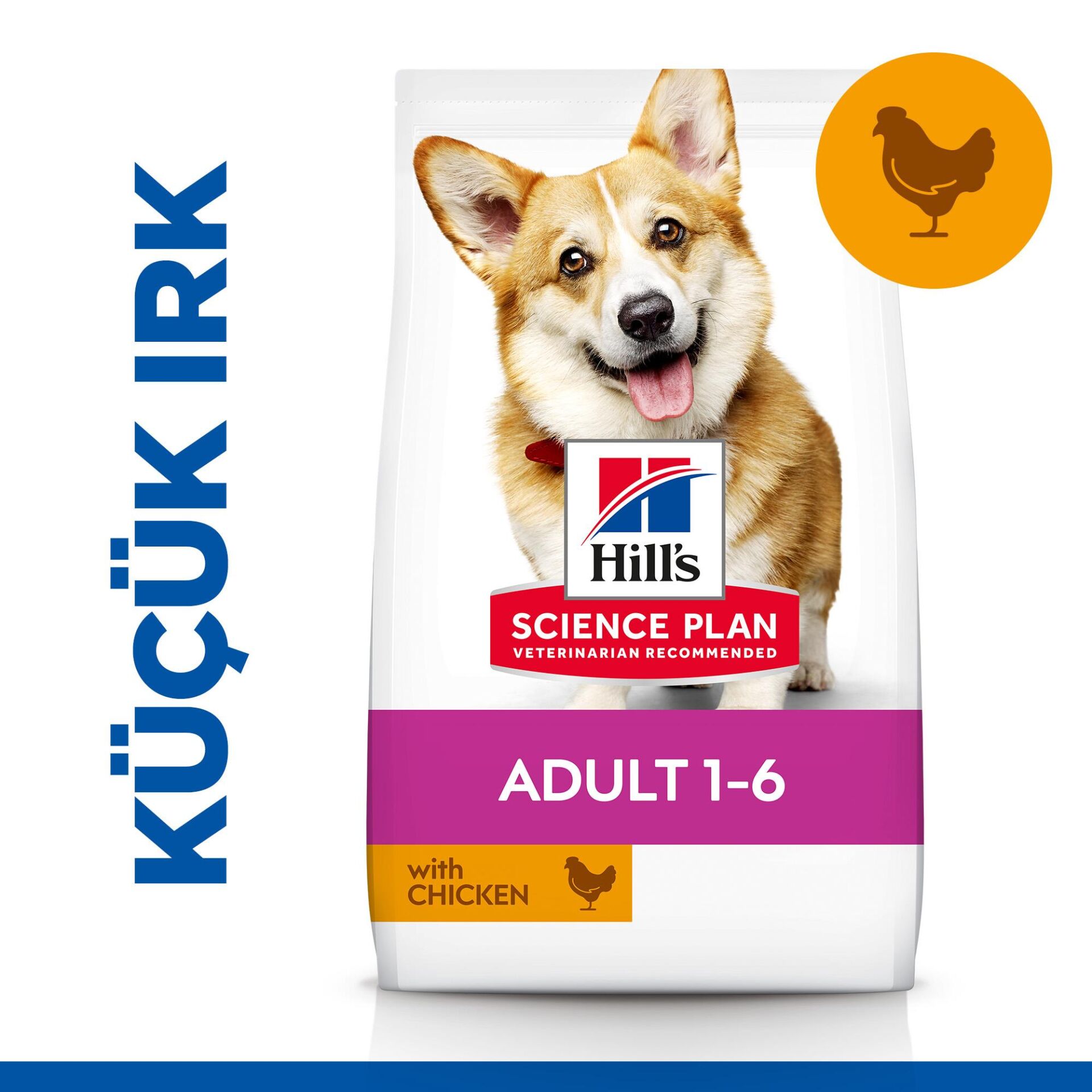 Hill's SCIENCE PLAN Tavuklu Küçük ve Mini Irk Yetişkin Köpek Maması 3 kg