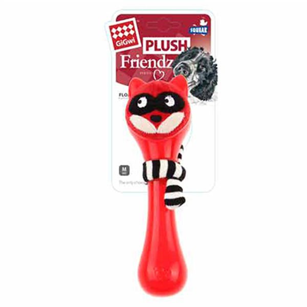 Gigwi Plush Friendz Suda Yüzen Sesli Köpek Oyuncağı Kırmızı