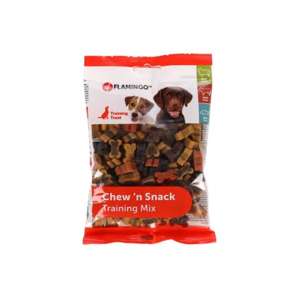 Flamingo Chewn Snack Mix Kemik Şeklinde Köpek Bisküvisi 1 Adet 150 Gr