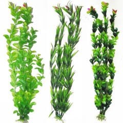 Langhu Plastik Akvaryum Bitki 10 Adet 40 Cm