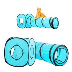 Pawise Kedi Tüneli ve Çadırı 87x27x35 Cm