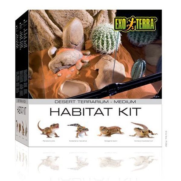Exo Terra Çöl Teraryum Set Habitat Kit Medium