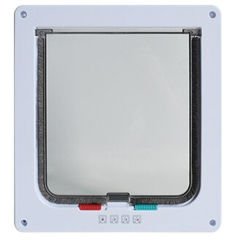 Petzz 4 Yönlü Yavru Köpek ve Kedi Kapısı Beyaz 23x25 Cm