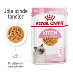 Royal Canin Kitten Jelly Pouch Yavru Konserve Kedi Maması 1 Adet 85 Gr