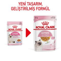 Royal Canin Kitten Jelly Pouch Yavru Konserve Kedi Maması 1 Adet 85 Gr