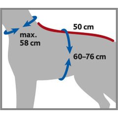Trixie Köpek Havlu Bornoz Gri Medium 50 Cm