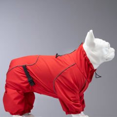 Lindo Dogs Quattro Nova Köpek Yağmurluğu Kırmızı Beden 8