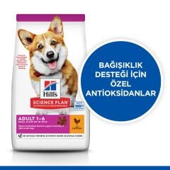 Hill's SCIENCE PLAN Yetişkin Küçük ve Mini Irk Tavuklu Köpek Maması 1,5 kg