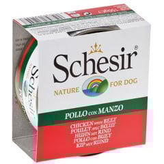 Schesir Tavuk Fileto Jöleli Konserve Köpek Maması 1 Adet 150 Gr