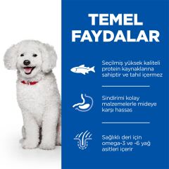 Hill's SCIENCE PLAN Hipoalerjenik Yetişkin Küçük ve Mini Irk Somonlu Köpek Maması 1,5 kg
