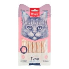 Wanpy Ton Balığı ve Karidesli Sıvı Kedi Ödül Maması 25x14 Gr