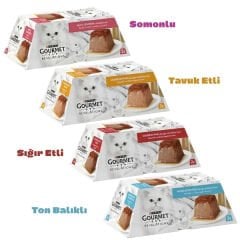 Gourmet Revelations Karışık Yetişkin Konserve Kedi Maması 4x114 Gr