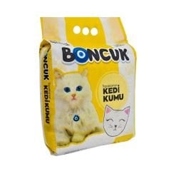 Boncuk Papatya Kokulu İnce Taneli Topaklanan Kedi Kumu 10 Lt