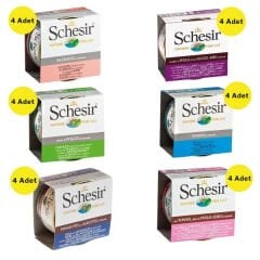 Schesir Karışık Lezzetler Konserve Kedi Maması 24x85 Gr