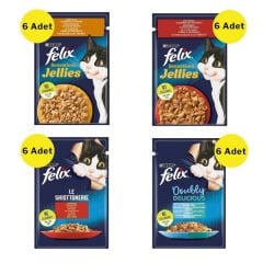 Felix Karışık Lezzetler Doğal Köpek Ödül Maması 24x85 Gr