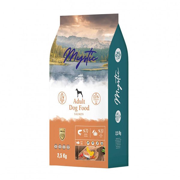 Mystic Somonlu Az Tahıllı Yetişkin Köpek Maması 2.5 Kg