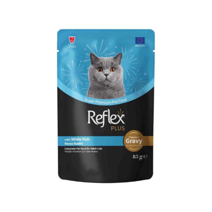 Reflex Plus Sos İçinde Parça Balık Etli Yetişkin Kedi Konservesi 85 Gr