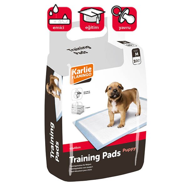 Karlie Yavru Köpek Çiş Eğitim Pedi Medium 10 Adet 60x40 Cm