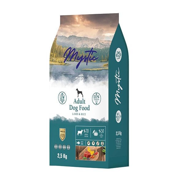 Mystic Kuzulu Az Tahıllı Yetişkin Köpek Maması 2.5 Kg