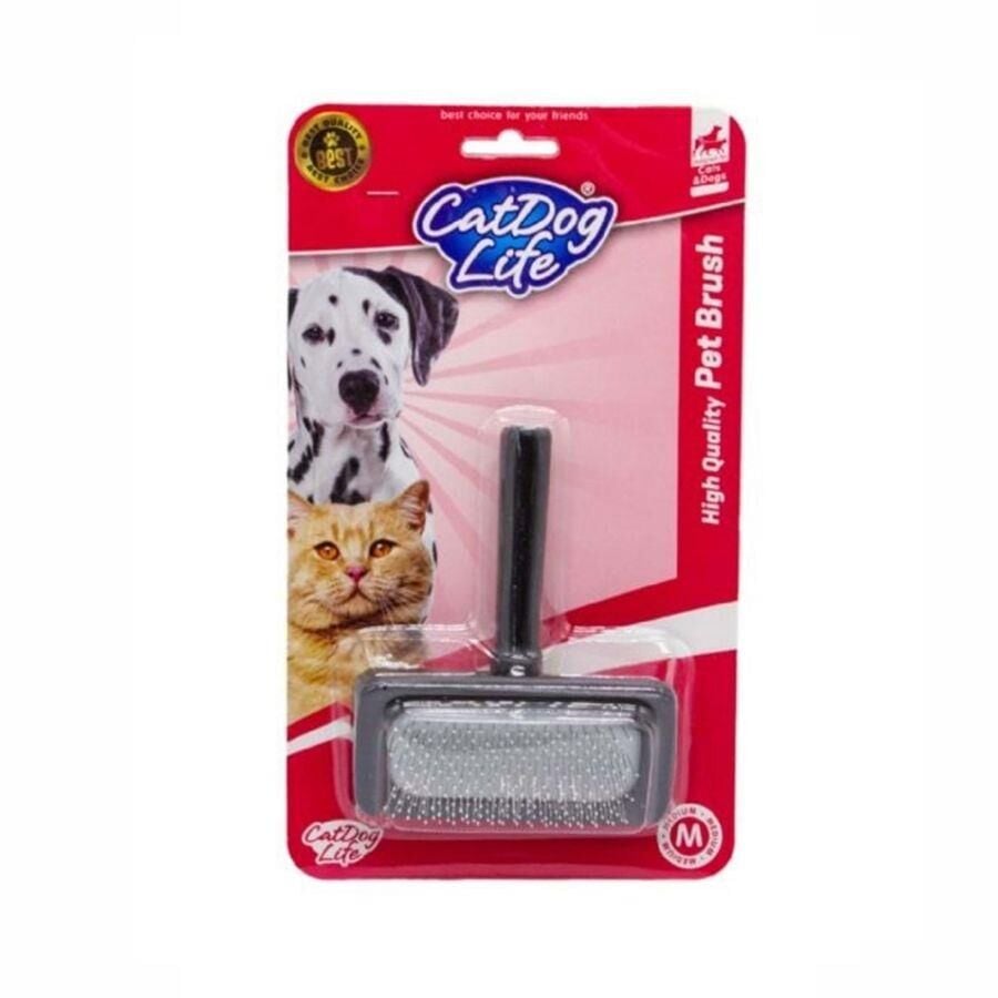 Doglife Kedi ve Köpekler İçin Ahşap Telli Fırça M