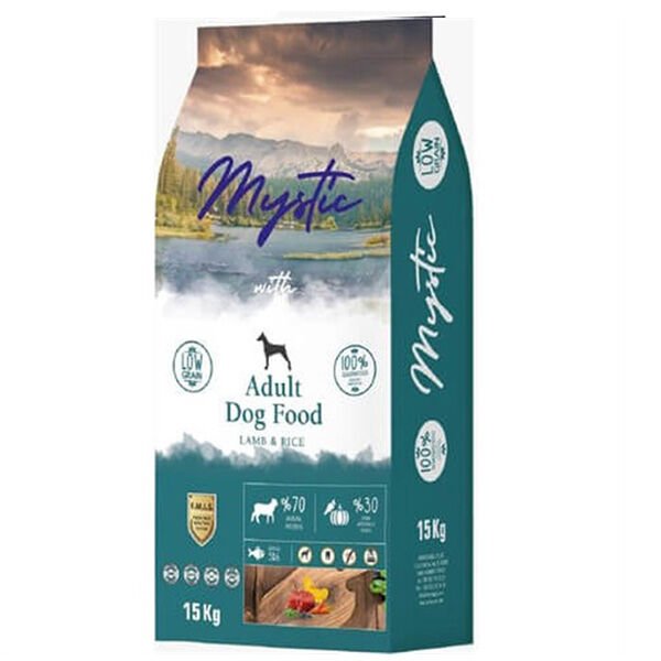 Mystic Kuzulu Az Tahıllı Yetişkin Köpek Maması 15 Kg