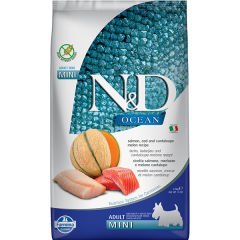 N&D Ocean Somon ve Morina Balıklı Mini Yetişkin Köpek Maması 2.5 Kg