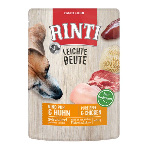 Rinti Saf Tavuk Etli Tahılsız Yaş Köpek Maması 400 Gr