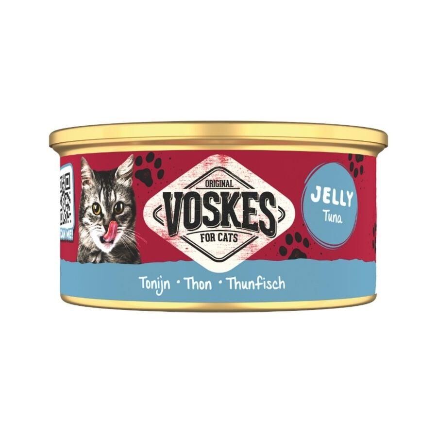 Voskes Ton Balıklı Yetişkin Kedi Konservesi 85 gr