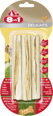 8 In 1 Delights Sticks Tavuklu Köpek Kemik Ödülü 3 Adet 75 Gr