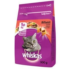 Whiskas Biftekli ve Havuçlu Yetişkin Kedi Maması 300 Gr