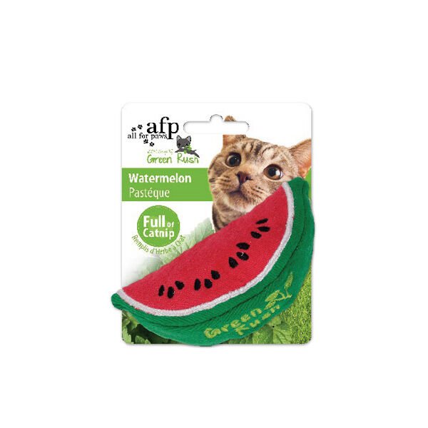 Afp Green Rush Kedi Otlu Karpuz Peluş Kedi Oyuncağı
