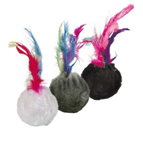 Trixie Catnipli Peluş Zilli Toplu Kedi Oyuncağı 4 Cm