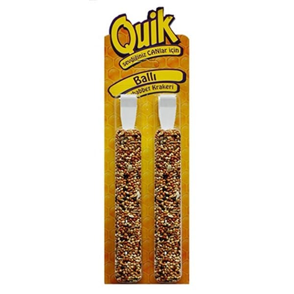 Quik Ballı Muhabbet Kuşu Krakeri 2 Adet