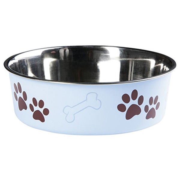 Flamingo Bella Kena Köpek Mama Kabı Mavi 14 Cm