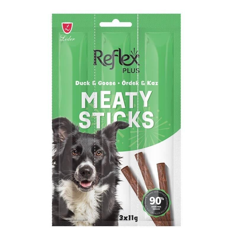 Reflex Ördek ve Kaz Etli Köpek Ödül Çubuğu 11 Gr 3 Adet