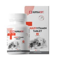 Supravet Kedi ve Köpekler İçin Multivitamin Tablet 75 Adet