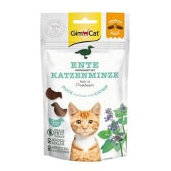 Gimcat Crunchy Snacks Ördekli ve Kedi Naneli Tahılsız Kedi Ödül Maması 50 Gr
