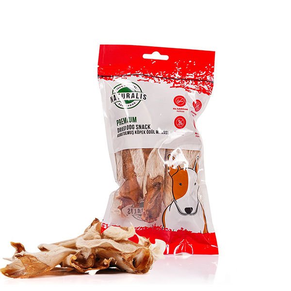 Naturalis Kurutulmuş Kuzu Kulağı Köpek Ödül Maması 50 Gr