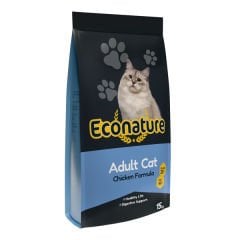 Econature Tavuklu Yetişkin Kedi Maması 15 Kg