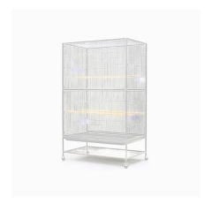 Dayang Tekerlekli Ayak Geniş Papağan Kafesi Beyaz 90x58.4x152.4 Cm
