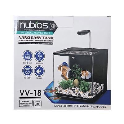 Nubios Nano Easy Akvaryum 4.5 Lt Beyaz