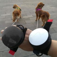 Lishinu Bungee Akıllı Köpek Gezdirme Tasması Pembe Large