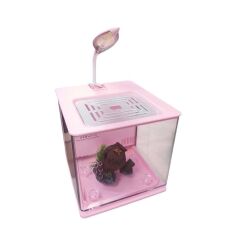 Nubios Nano Easy Akvaryum 4.5 Lt Pembe