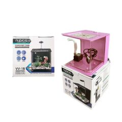 Nubios Nano Easy Akvaryum 4.5 Lt Pembe
