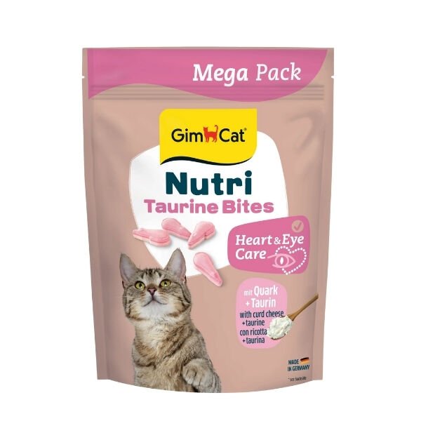 Gimcat Nutri Taurinli ve Lor Peynirli Kalp ve Göz Bakımı Destekleyici Kedi Ödül Maması 425 Gr