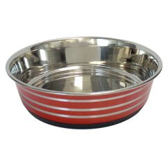 Tommy Çelik Kauçuk Tabanlıklı Kedi ve Köpek Mama ve Su Kabı 24 Cm