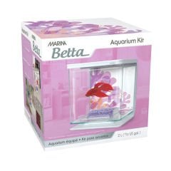 Marina Beta Akvaryum Başlangıç Seti Çiçek Desenli
