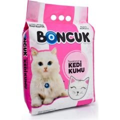 Boncuk Bebek Pudra Kokulu İnce Taneli Topaklanan Kedi Kumu 5 Lt